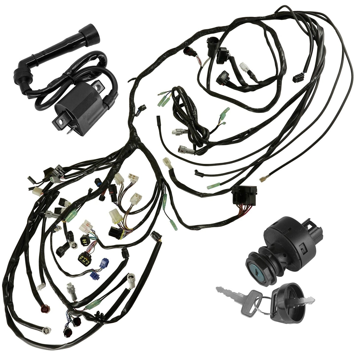 Caltric Wire Harness Ignition Rebuild Kit for Yamaha Rhino Hunter YXR66FAHT 2005