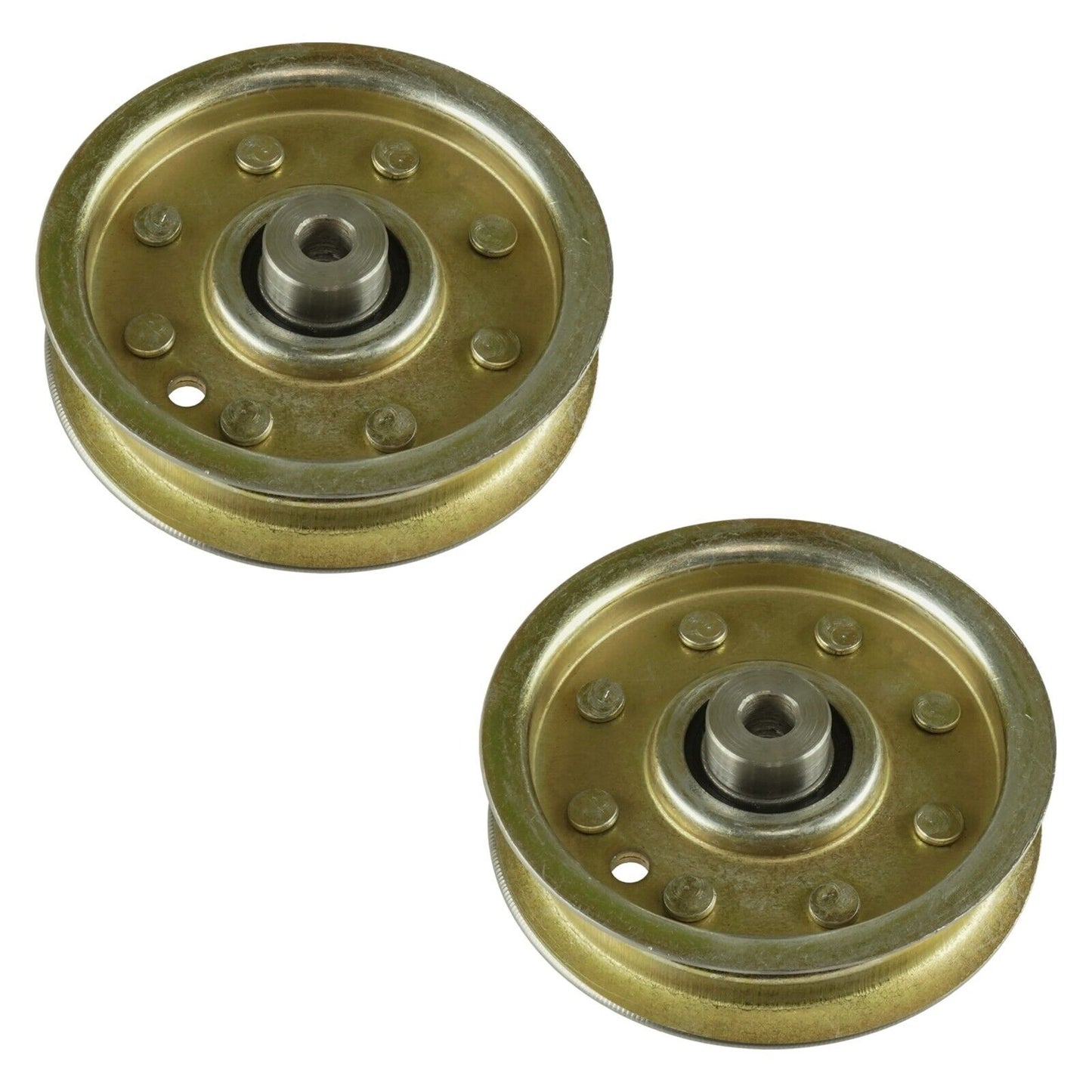 2x Flat Idler Pulley For Cub Cadet RZT LX 50 KW FAB 50"Deck 2018