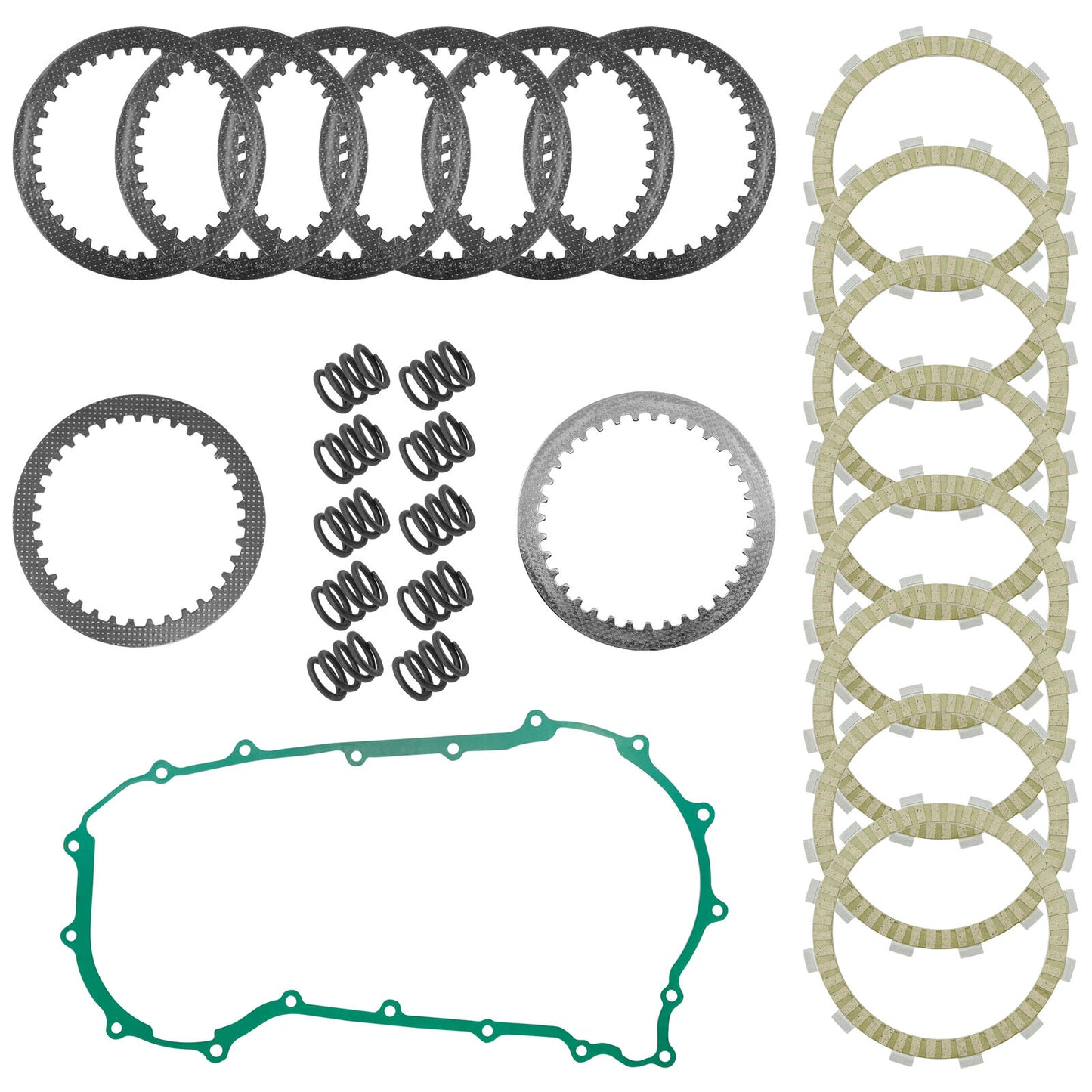 Clutch Friction Plates kit for Kawasaki Vulcan 1500 Classic VN1500 1999 - 2008