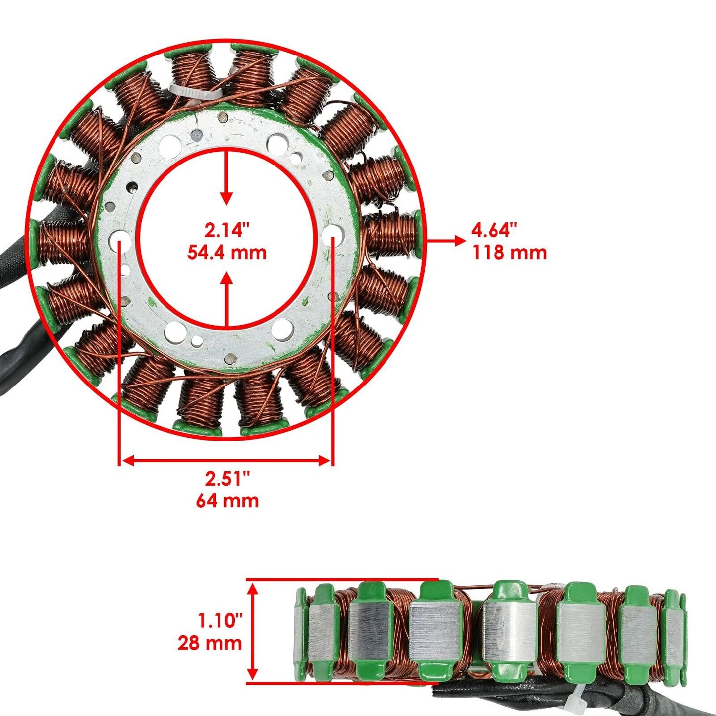 Stator for Honda VT750 VT750C2 VT750C2F Shadow 750 Spirit 2007 2008 2009