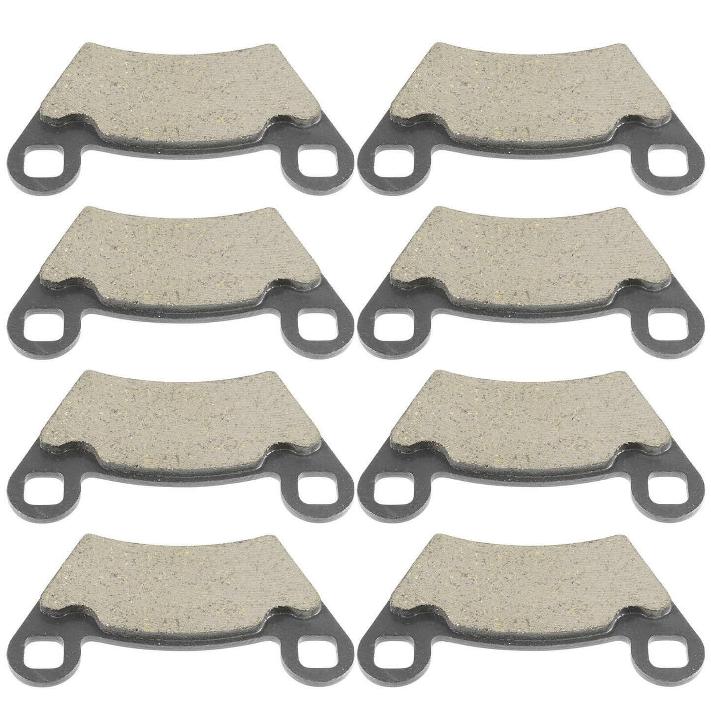 Caltric Front and Rear Brake Pads for Polaris Ranger 500 2X4 2005-2009 2017-2020