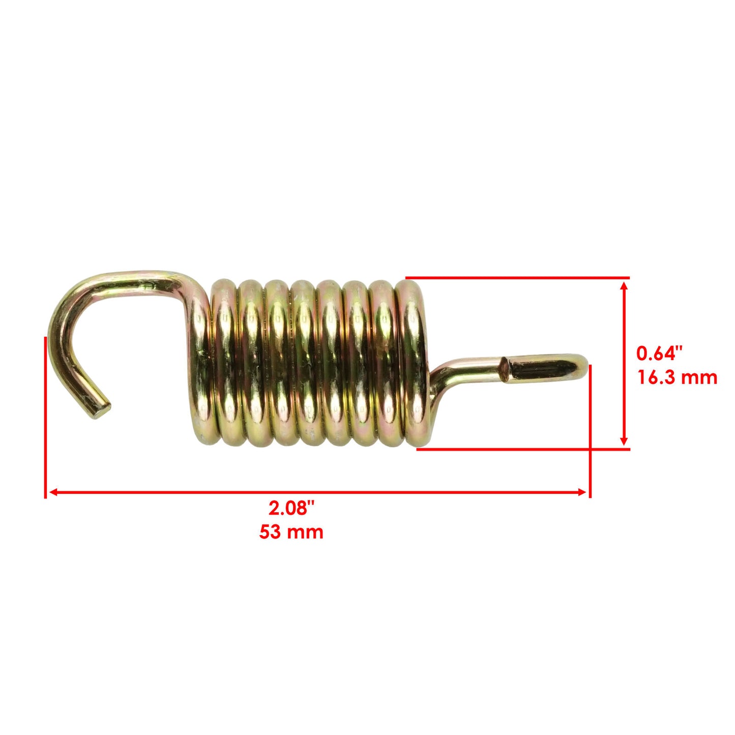 4x Exhaust Muffler Spring For Polaris Sportsman X2 500 700 800 EFI 2007 - 2010