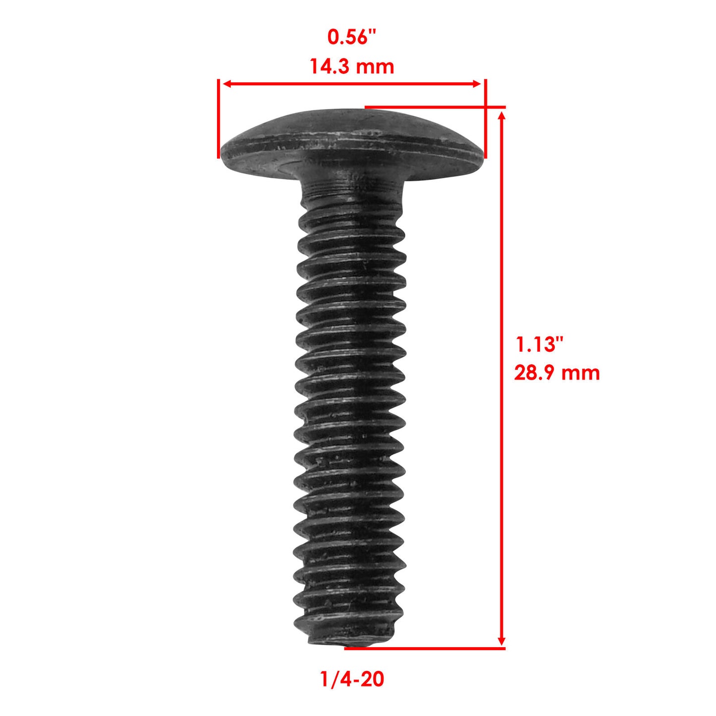 Caltric 7517230 Screw Bolt For Polaris Body Rear Cab Main Frame Fenders Footwell