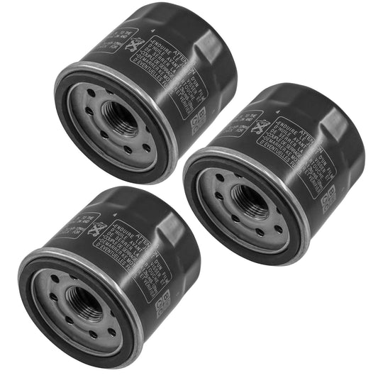 3 Pack Oil Filter for Kawasaki KVF650 Prairie 650 4X4 Brute Force 4X4 4X4I 650