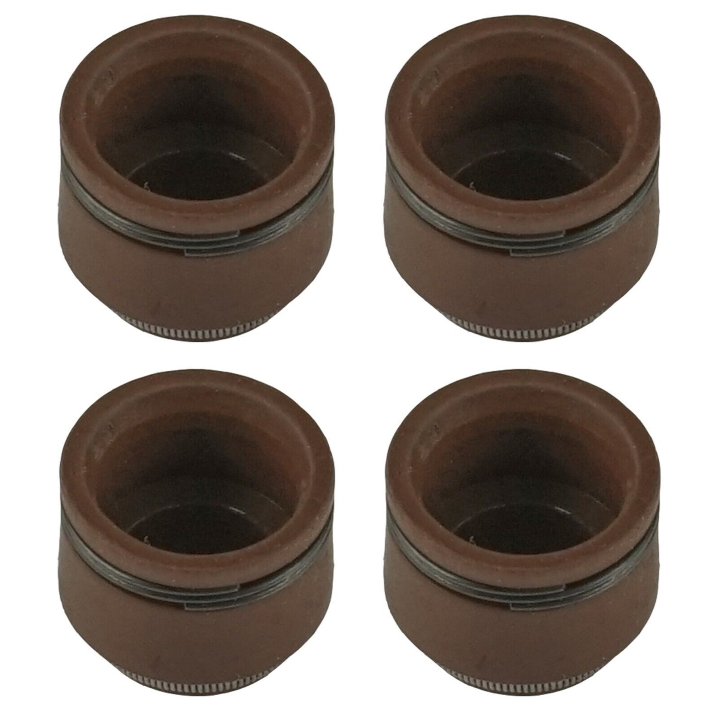 4x Valve Stem Seal for Suzuki Eiger 400 2002-2007