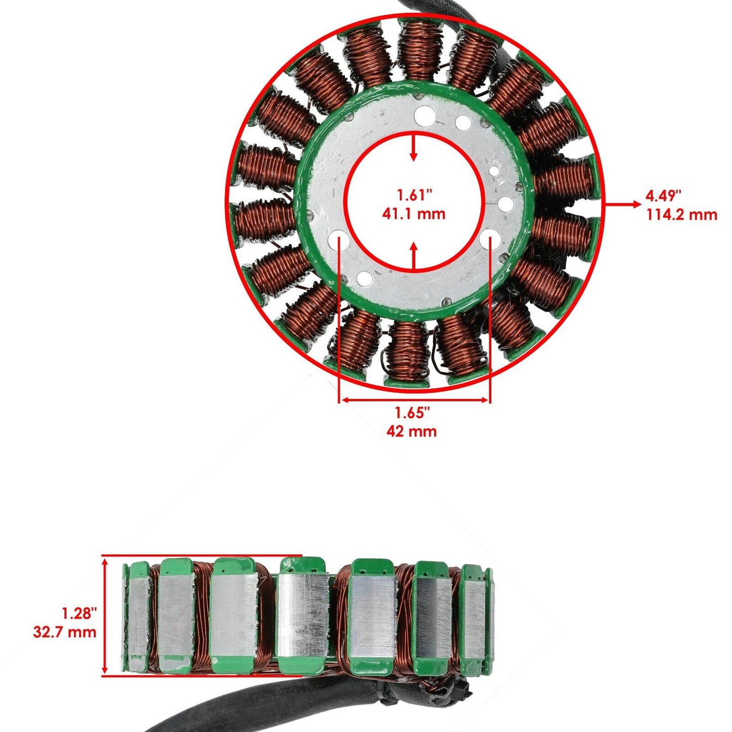 Caltric Stator With Regulator For Can Am Maverick X3 Turbo / Turbo R 2018