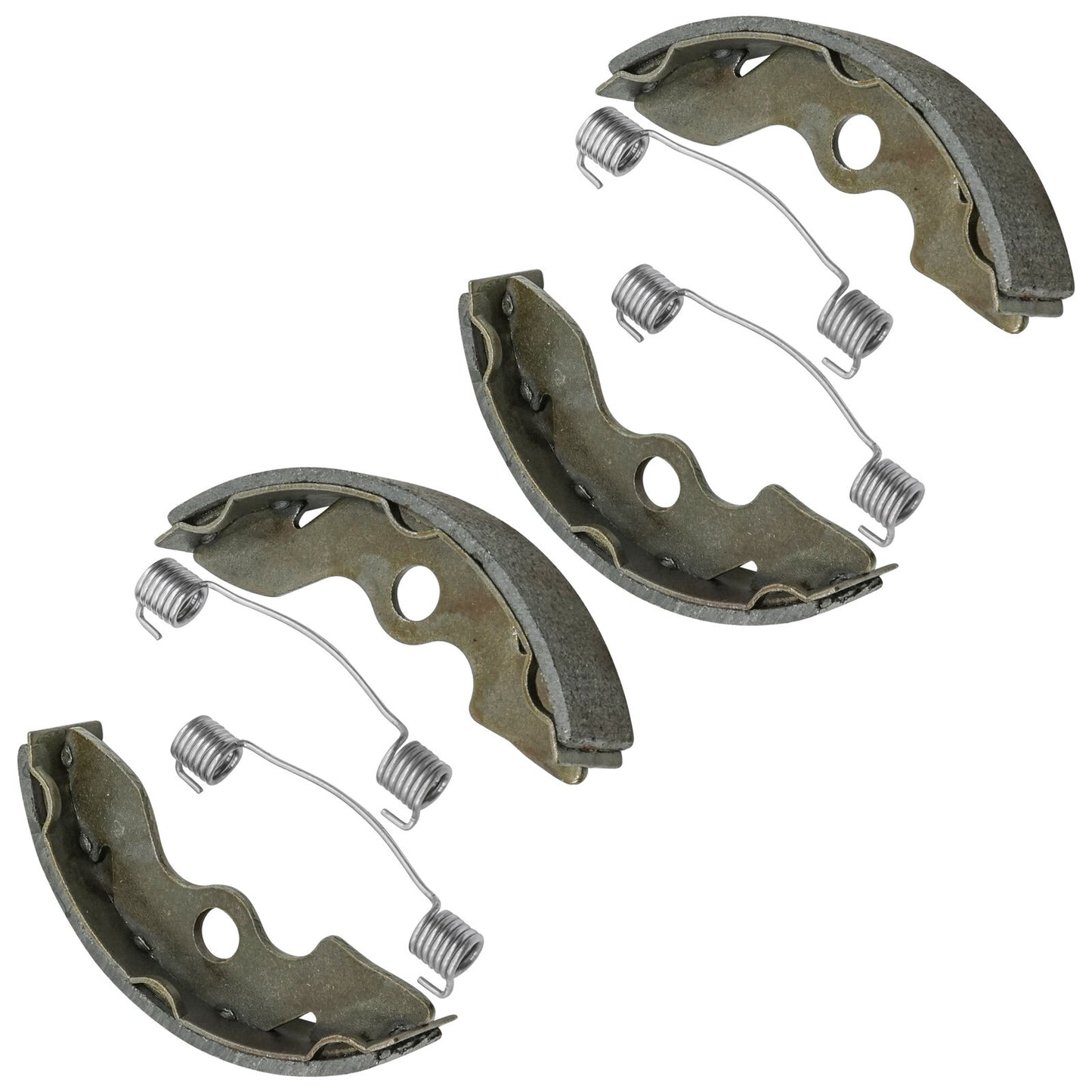 Caltric Front Brake Shoes for Honda TRX250TM TRX250TE 250 Recon 2002-2024