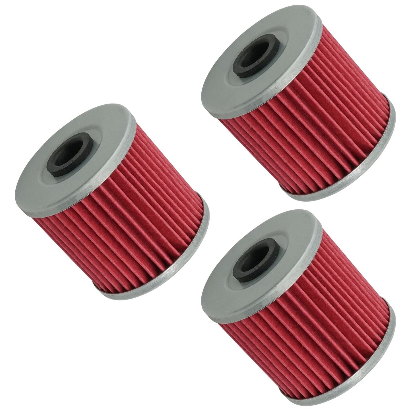 3 Pack Oil Filter for Kawasaki Bayou 300 KLF300 KLF-300 KLF 300 2X4 4X4 1986-04