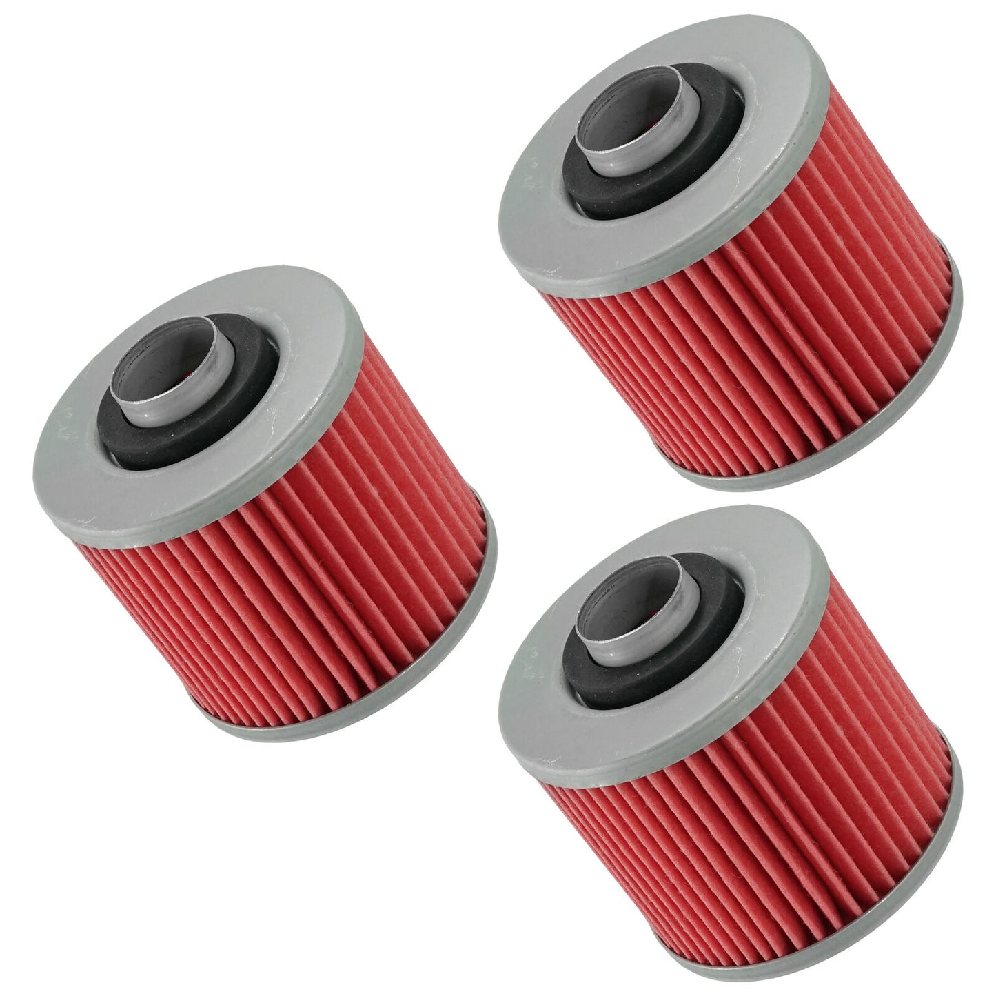 for Yamaha YFM600 Grizzly 600 1998 1999 2000 2001 Oil Filter 3-Pack