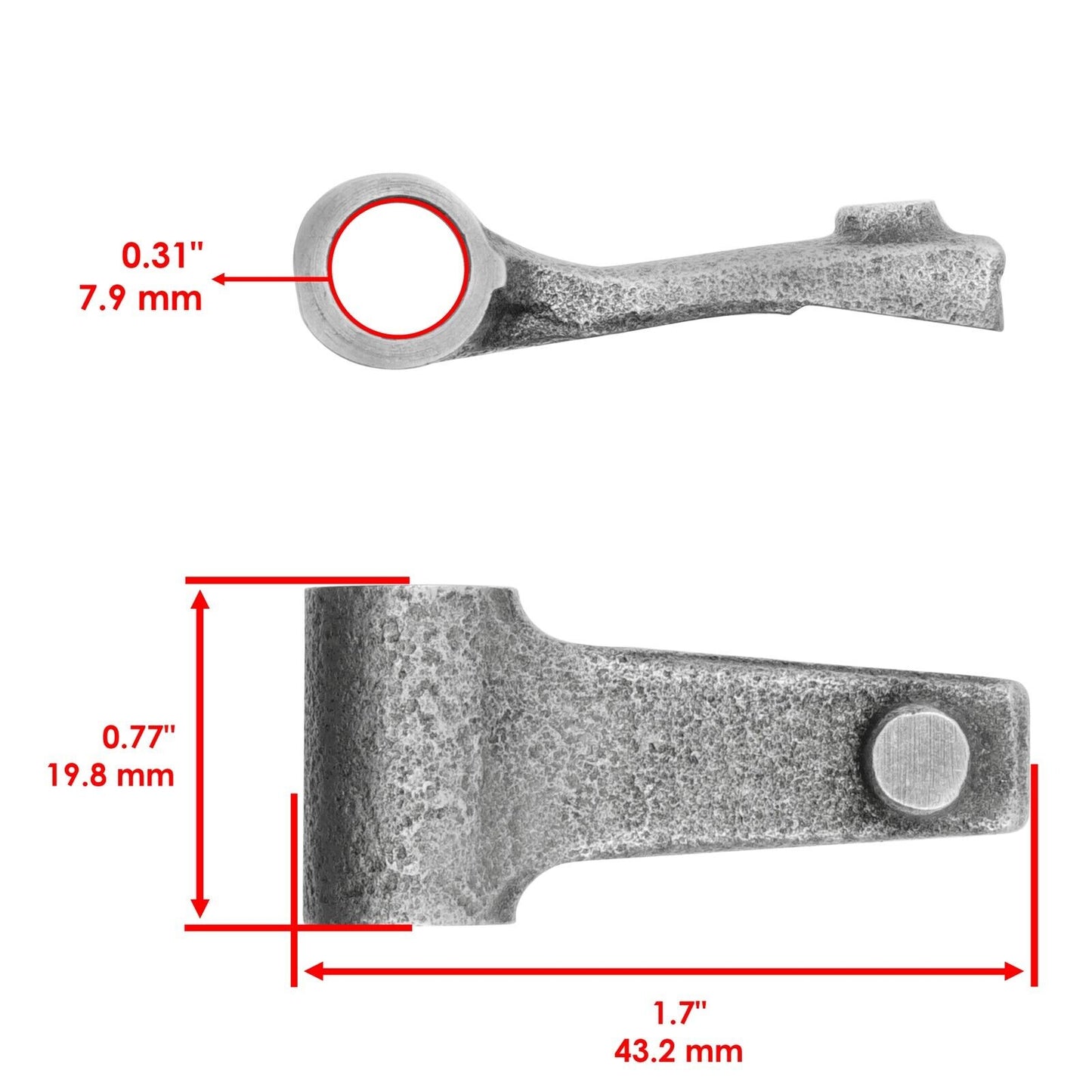 Caltric Intake Valve Rocker Arm For Honda XR650L 1993-2009 2012-2022 QTY 2