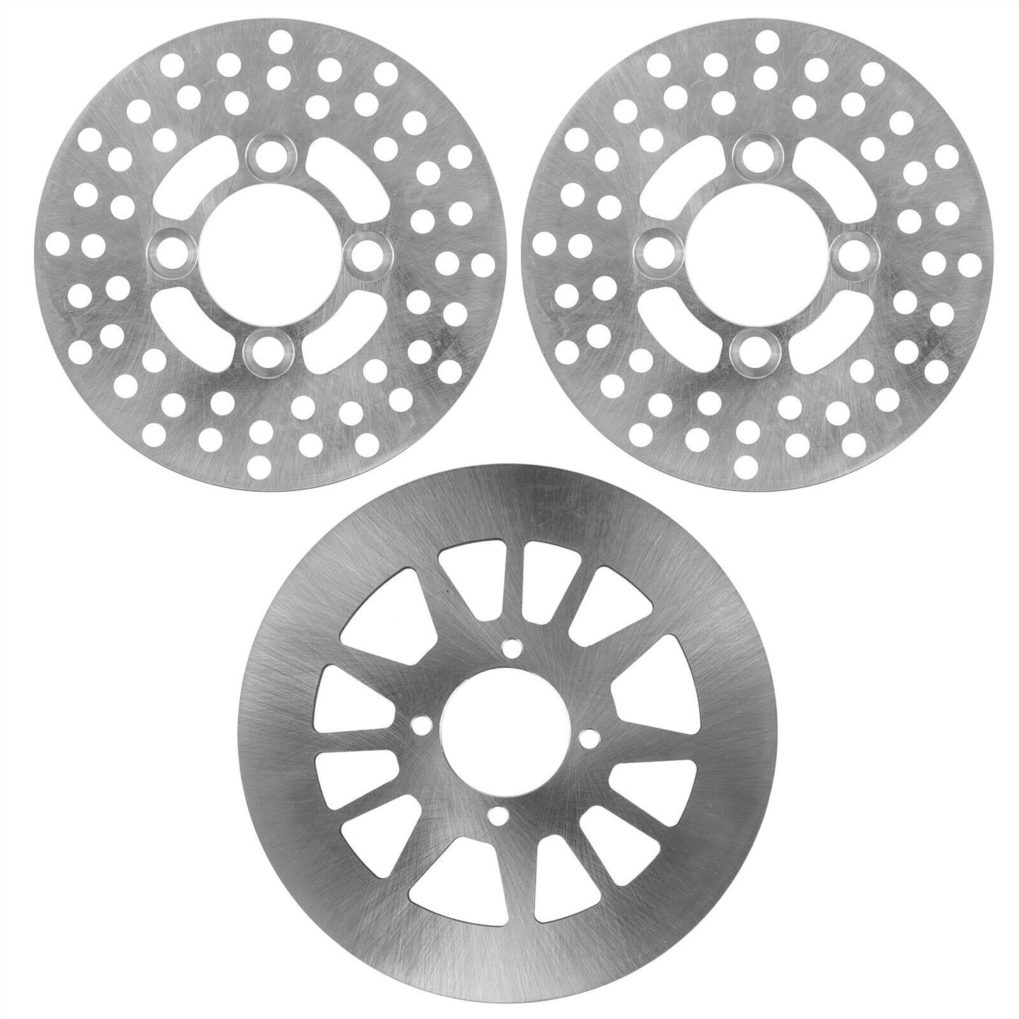 Front and Rear Brake Disc Rotor fits Yamaha Warrior 350 YFM350X 1990 1991 - 2004