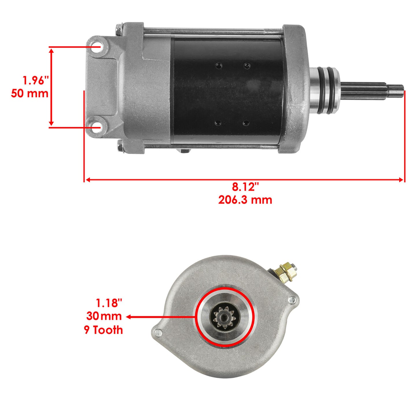 Starter fits Polaris Ranger XP 900 2013 2014 2015 - 2019 Except Diesel Models