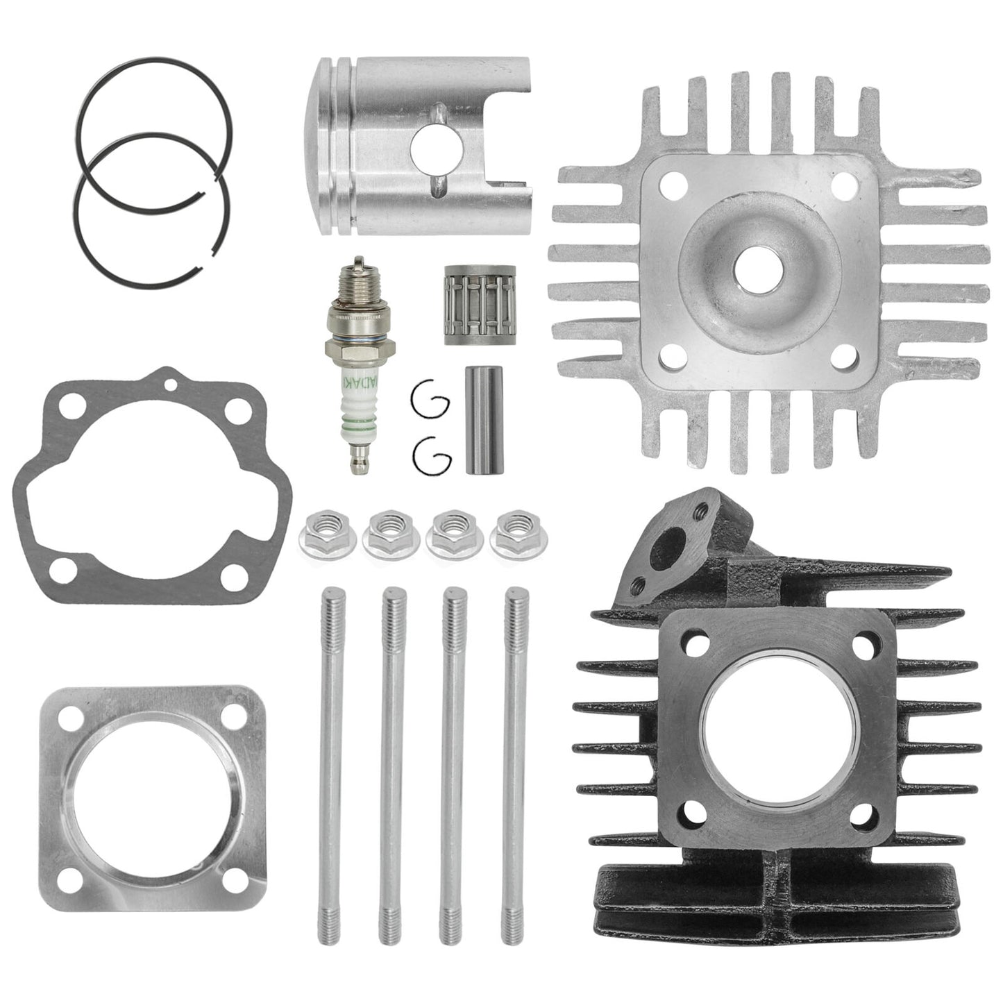 Caltric 11211-04001-0F0 11211040010F0 Top End Cylinder Kit for Suzuki 1985-2006