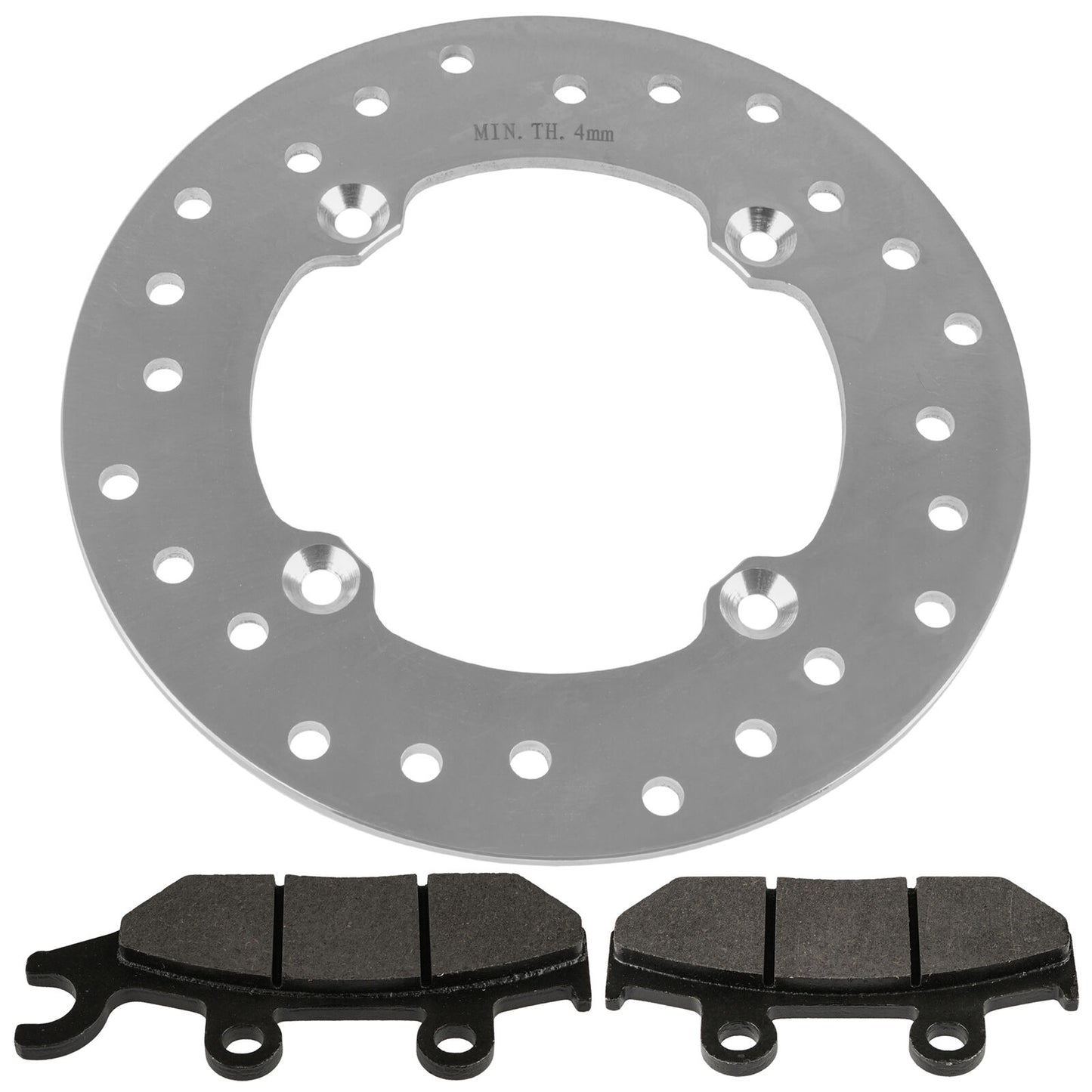 Front Left Brake Disc with Brake Pads for Can-Am Commander 800R 2018 /705601149