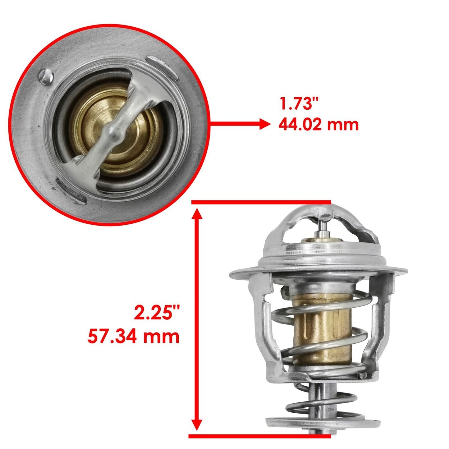 Caltric Thermostat Assembly For Honda Pioneer 1000-5 SXS1000M5 2016 2017-2023