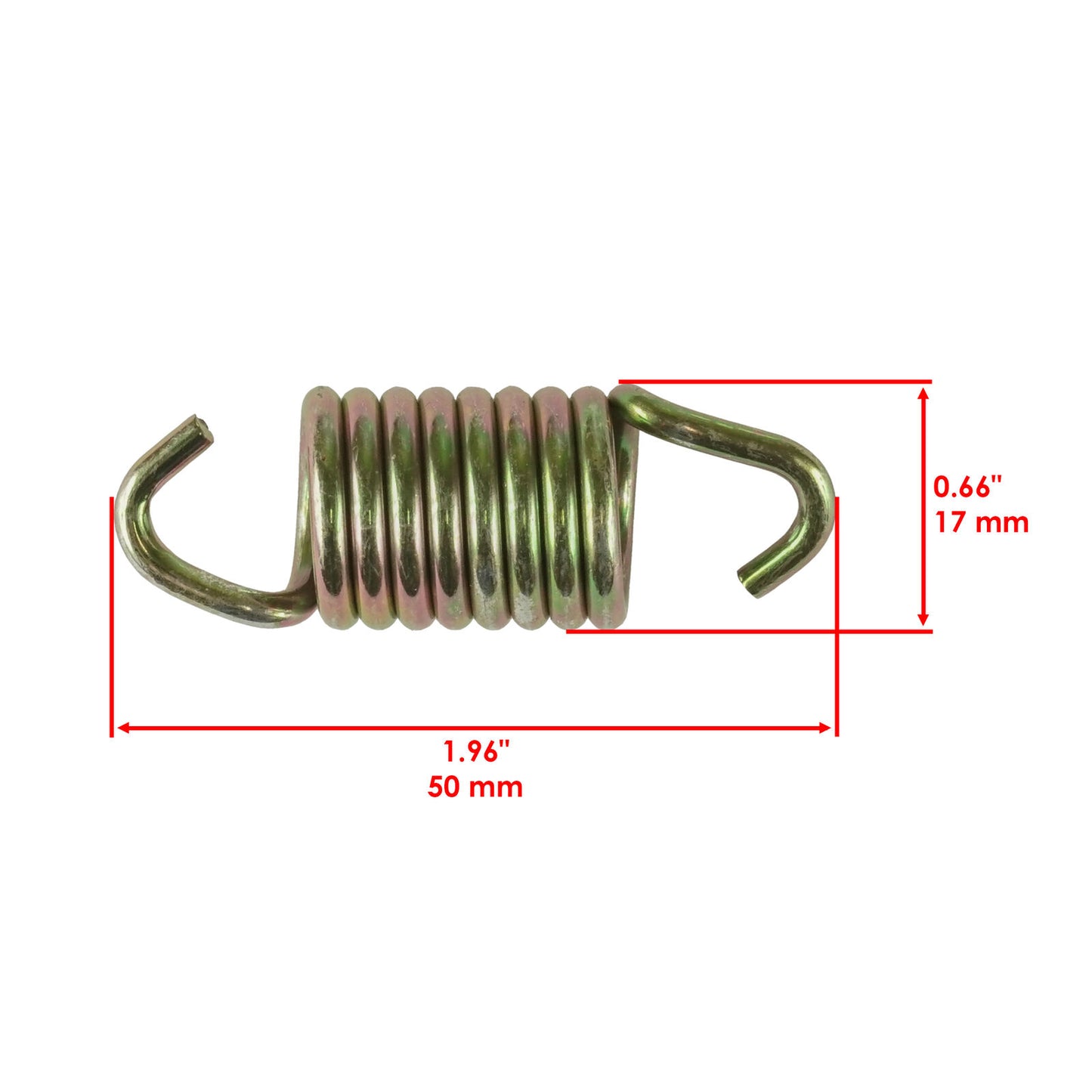 6x Exhaust Spring For Polaris Sportsman 600 Twin 2003-2006