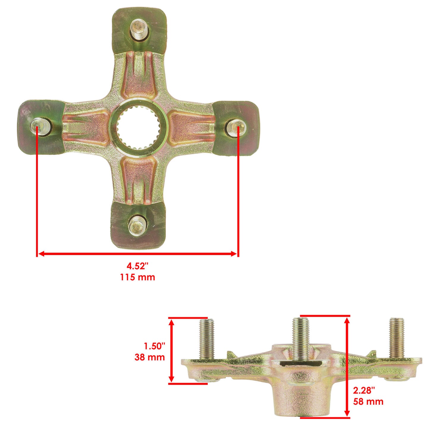 2 Rear Axle Wheel Hub for Yamaha 1S3-25383-20-00 2GU-25383-01-00 2GU-25383-11-00