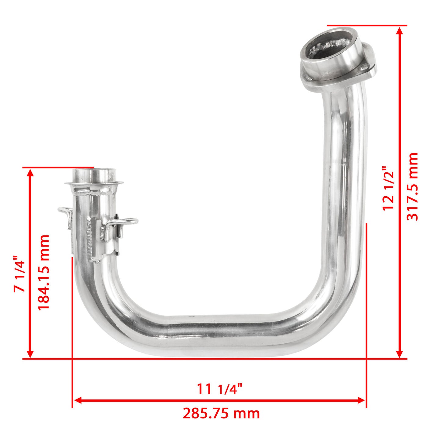 1XD-E4611-01-00 1XD-E4611-00-00 1XD-E4611-02-00 Exhaust Pipe & Gasket for Yamaha