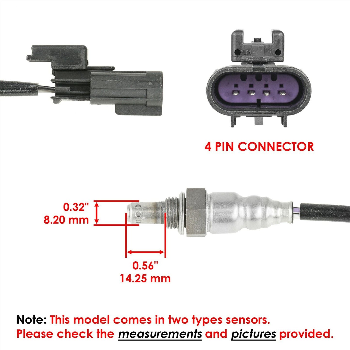 Oxygen O2 Sensor fits Polaris RZR XP 4 Turbo 2016 2017 2018-2020 4016021 4013979