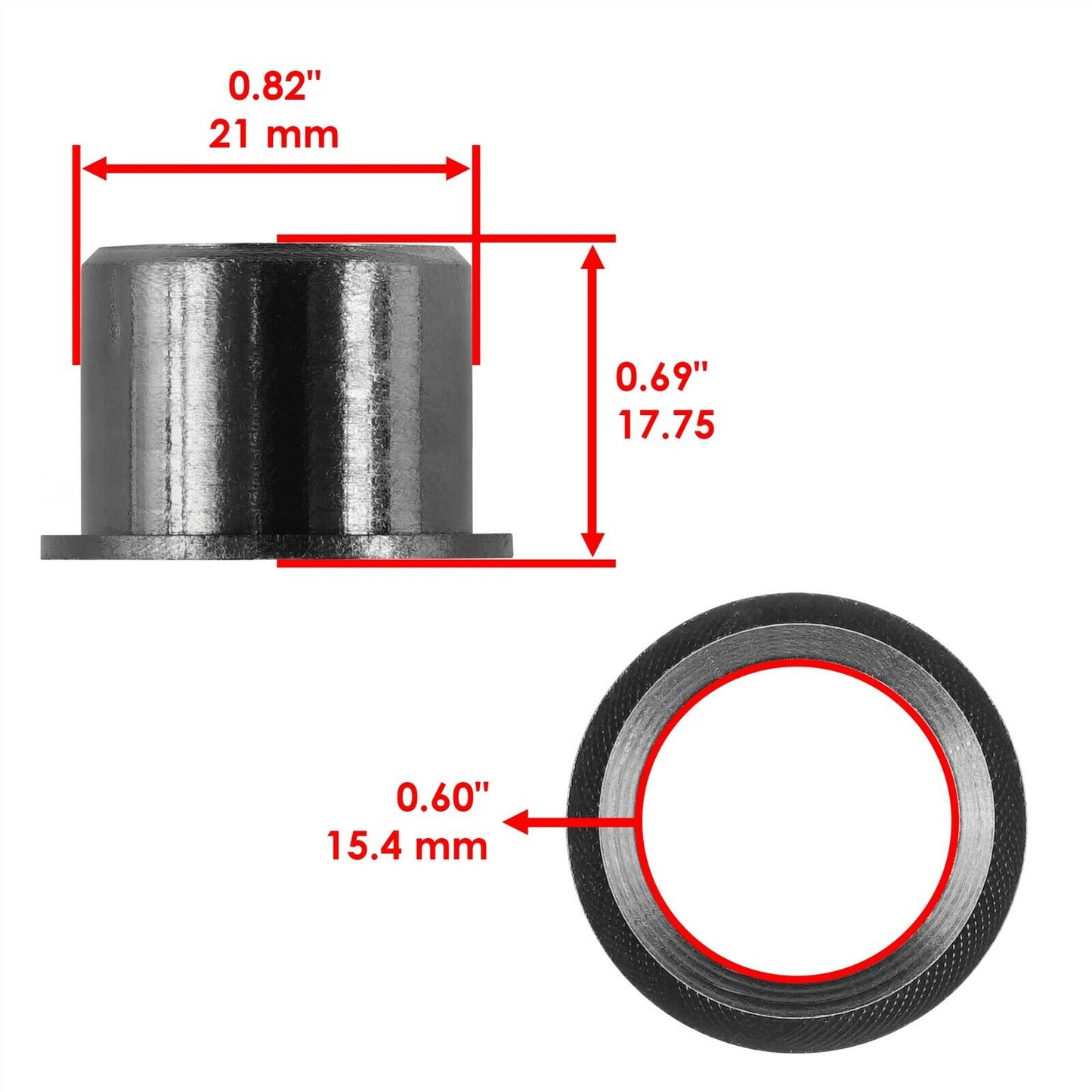 12 Upper Lower A-Arm Bushing for Yamaha Raptor 660 YFM660R 01-05 90381-15088-00