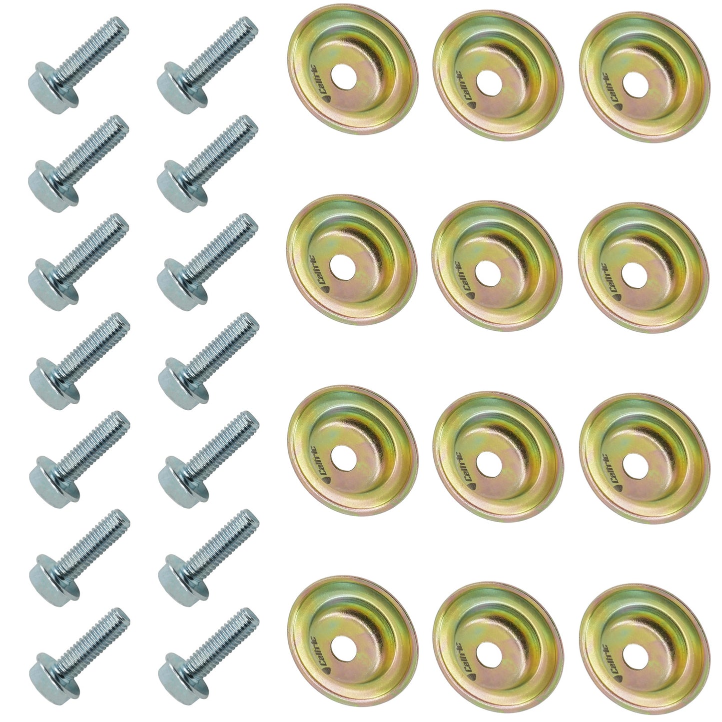 Caltric Skid Plate Screw Bolt w/ Washer for Polaris RZR 570 800 900 1000 12 Set