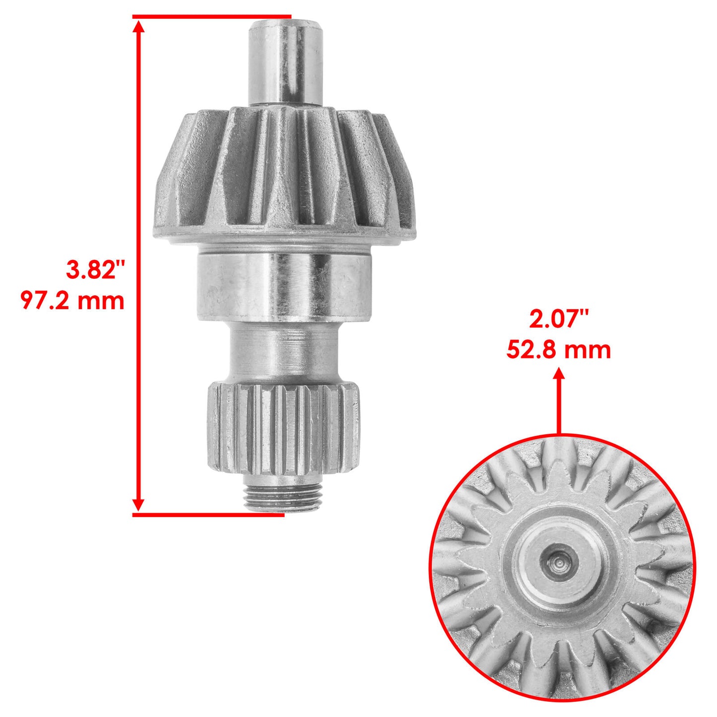 Rear Differential Ring & Pinion For Honda Foreman Rubicon 500 4x4 TRX500FA 01-14