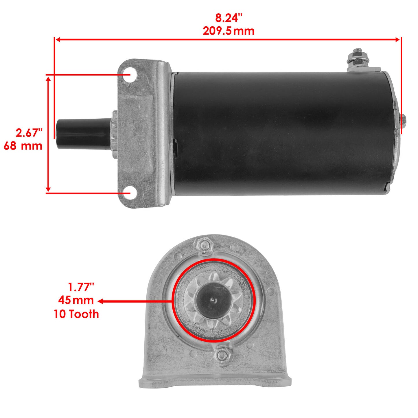 Caltric Starter for Kawasaki FH451V Small Engines StarterMotor