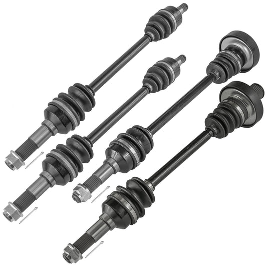 Front Rear Left Right Complete Axles for Yamaha Rhino 700 YXR700F 4WD 2008-2013