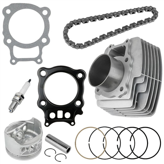 Cylinder Kit w/ Timing Chain for Honda Rancher 350 TRX350TM 2x4 S 2000-2006