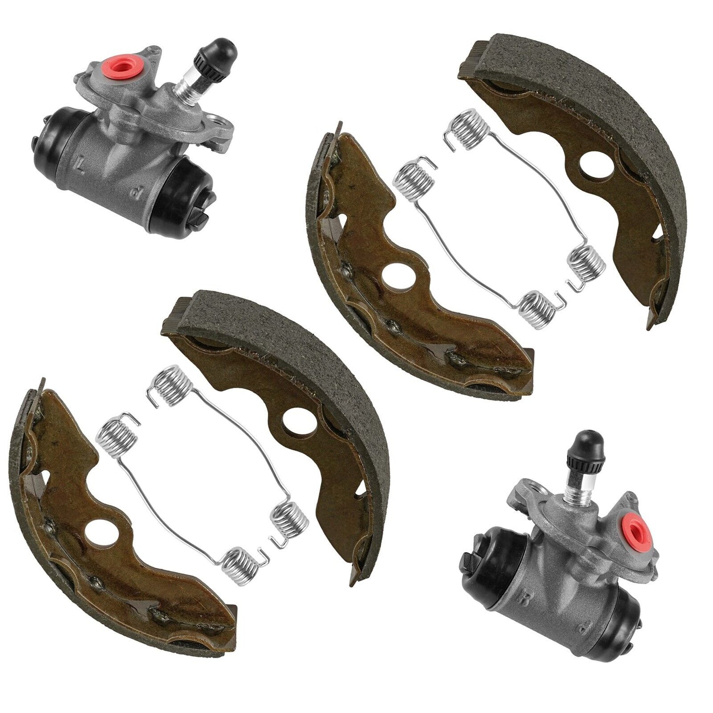 Front Wheel Brake Cylinder w/Shoes for Honda Recon 250 TRX250TE 2002-2024