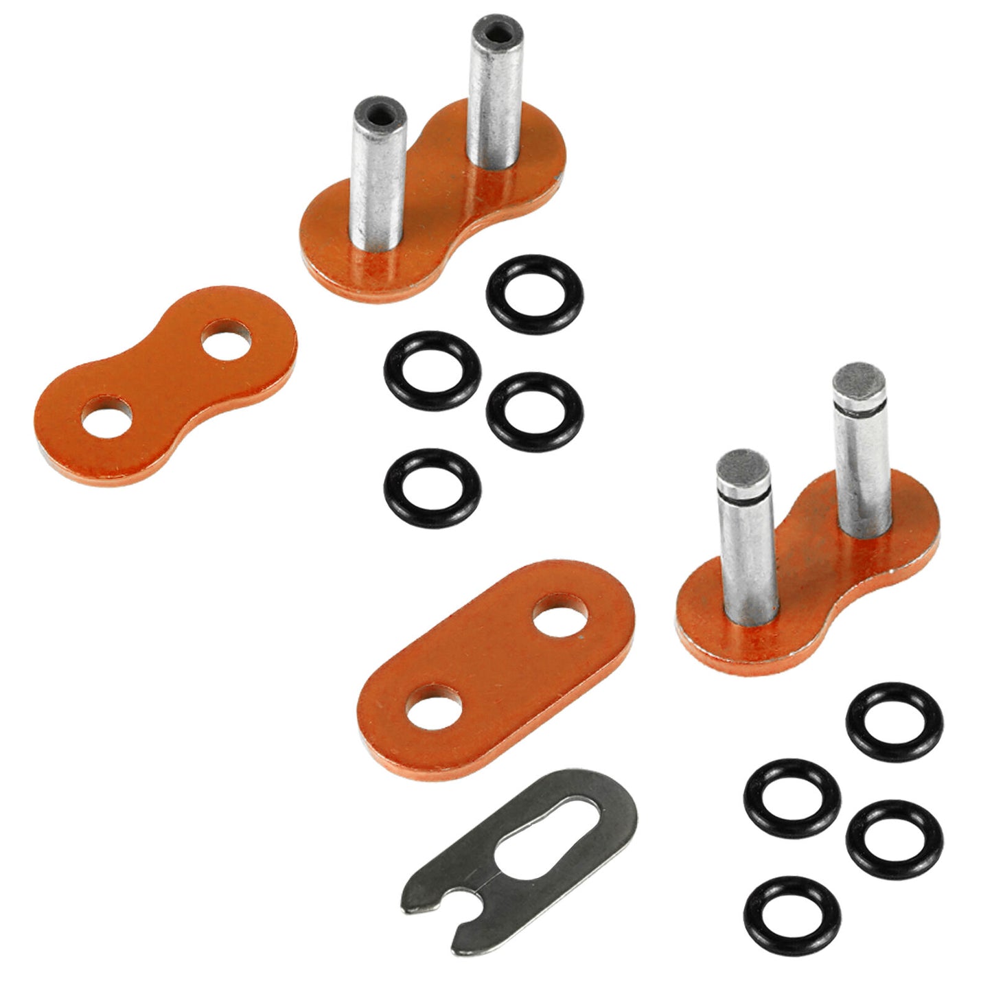 530 X 120 Links Motorcycle Atv Orange O-Ring Drive Chain 530-Pitch 120-Links