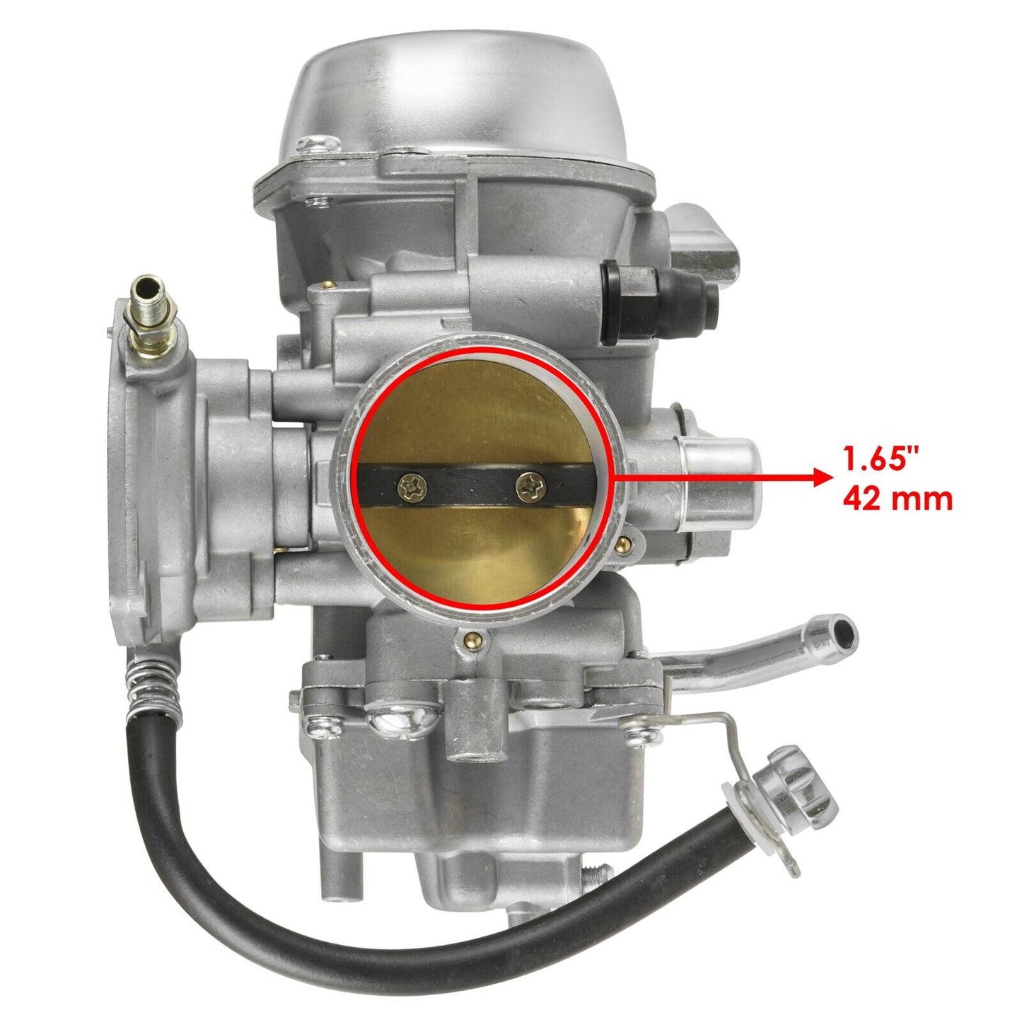 Caltric 5KM-14901-00-00 1UY-14451-01-00 Carburetor w/Air & Oil Filter For Yamaha