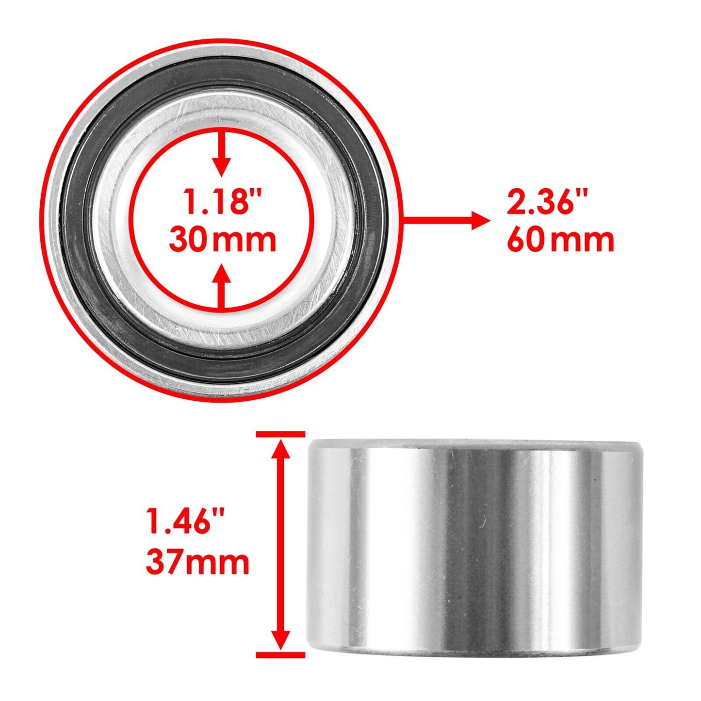 Front Left Right Knuckle w/ Bearing & Circlip for Can-Am Traxter Pro HD10 2021