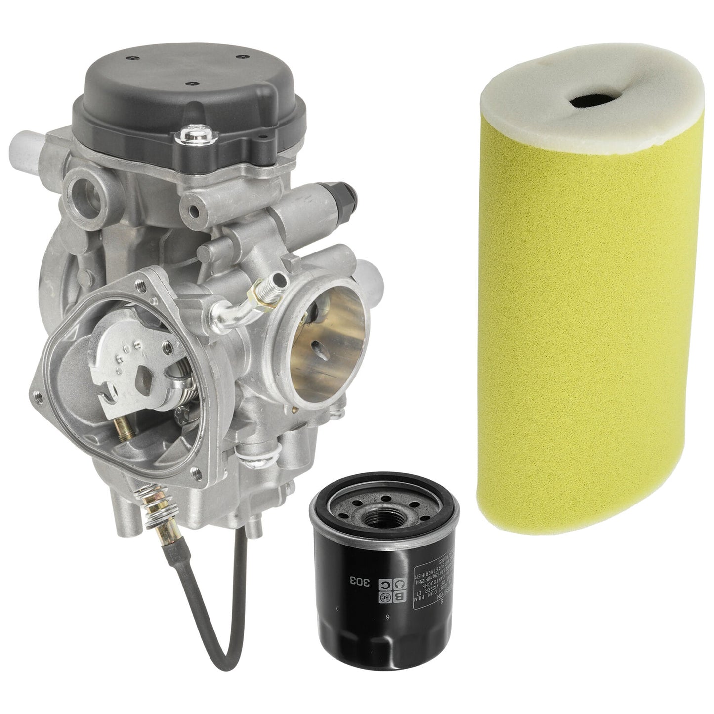 5GH-14451-00-00 Air Filter Kit & Carburetor For Yamaha Kodiak 400