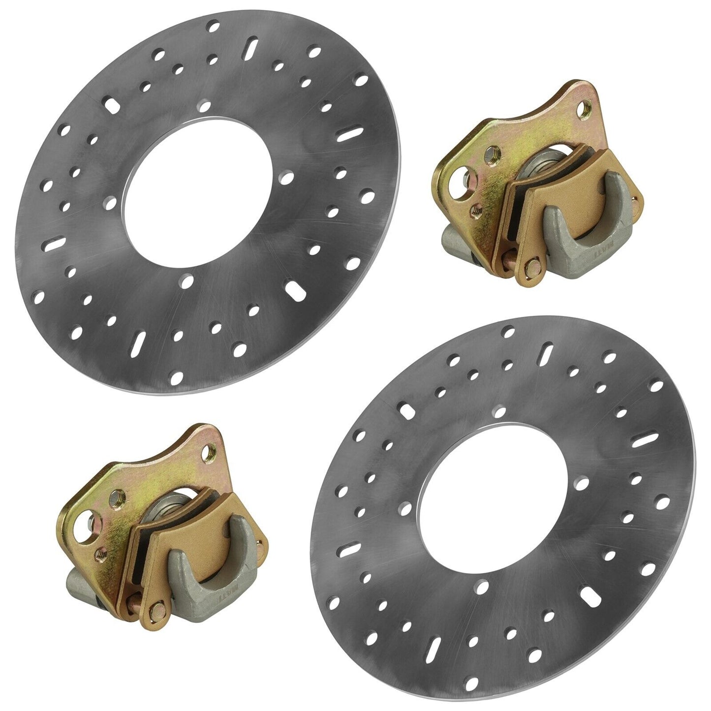 Front R & L Brake Caliper With Disc For Polaris Ranger 570 2015-2019