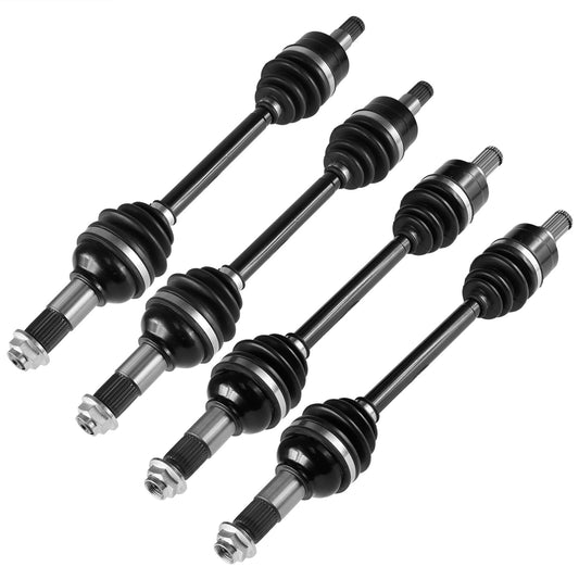 Front Rear Left Right Complete Axles for Yamaha Grizzly 700 YFM700 4WD 2007-13