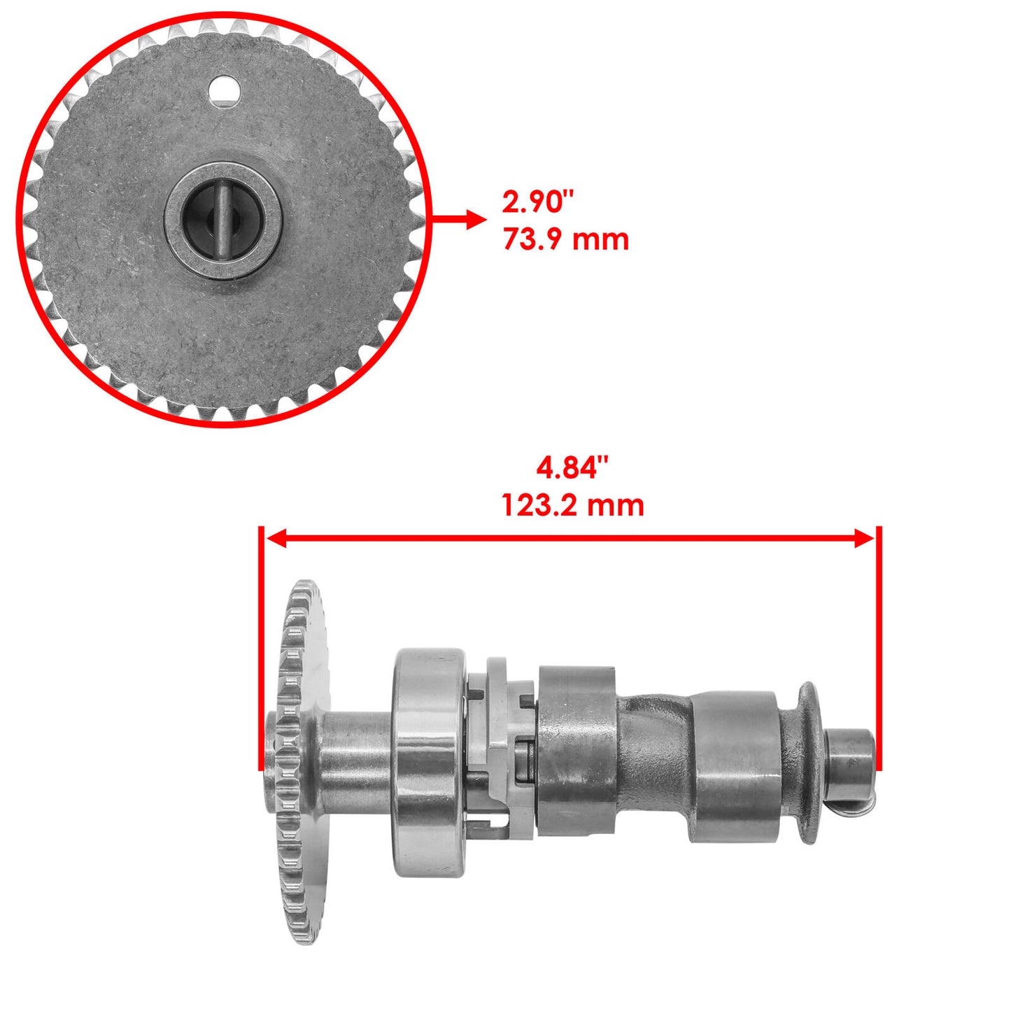 14100-HR3-A40 Camshaft For Honda Rancher 420 TRX420FE FM TE TM 2014-2023 OHV