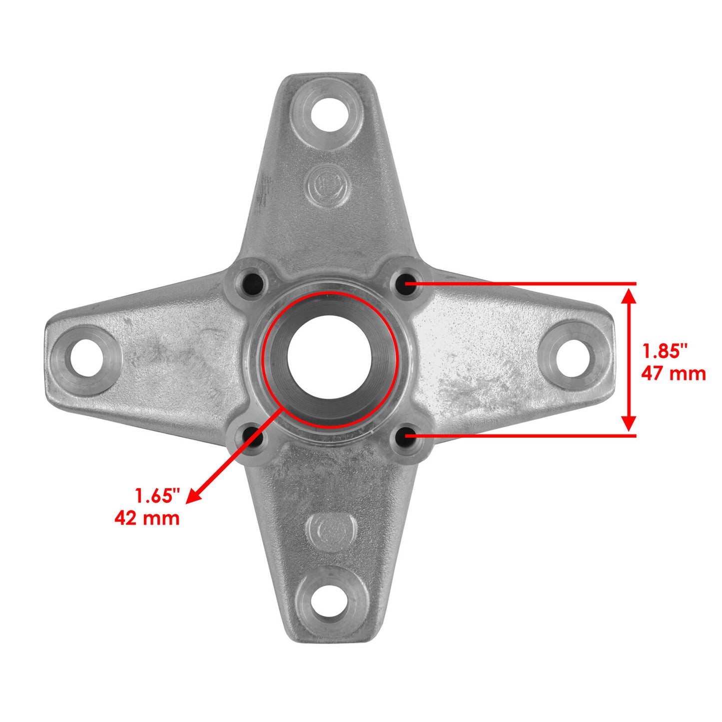 Front Left or Right Wheel hub w/Bolt fits Yamaha 1S3-25111-00-00 1PE-F5111-00-00