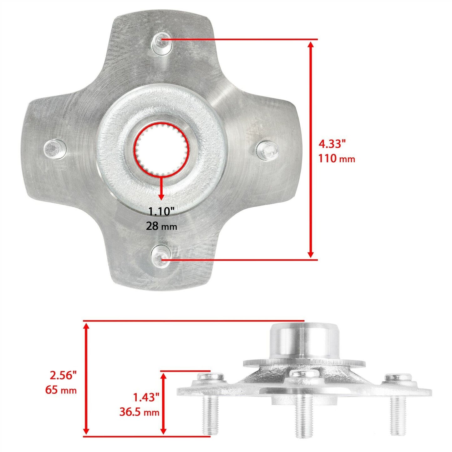 Rear Axle Right Wheel Hub fits Honda TRX500FPA Foreman Rubicon 500 4x4 2012-2014