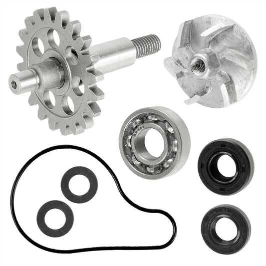 Caltric 5XC-12459-00-00 Water Pump Impeller Shaft Gear Kit For Yamaha