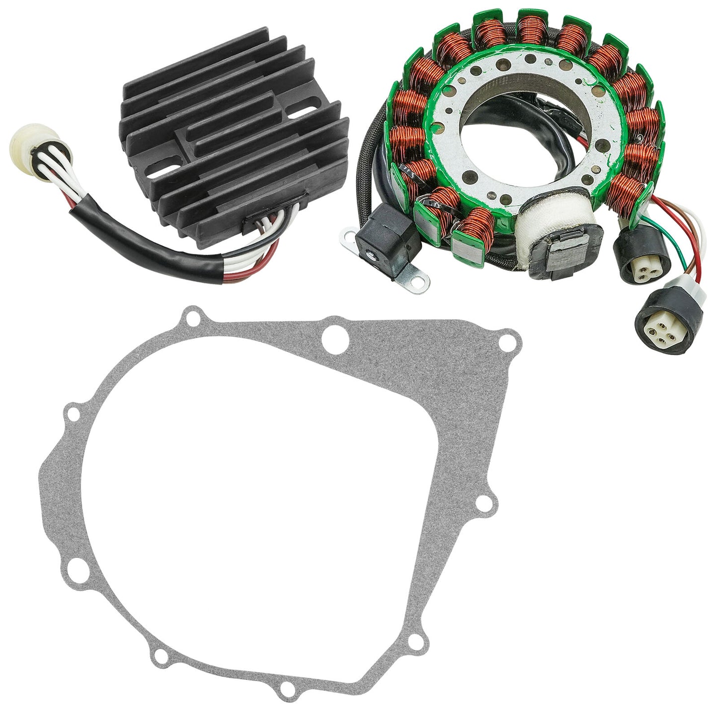 Stator & Regulator Rectifier for Yamaha Warrior 350 YFM350 1990-1995 W/Gasket