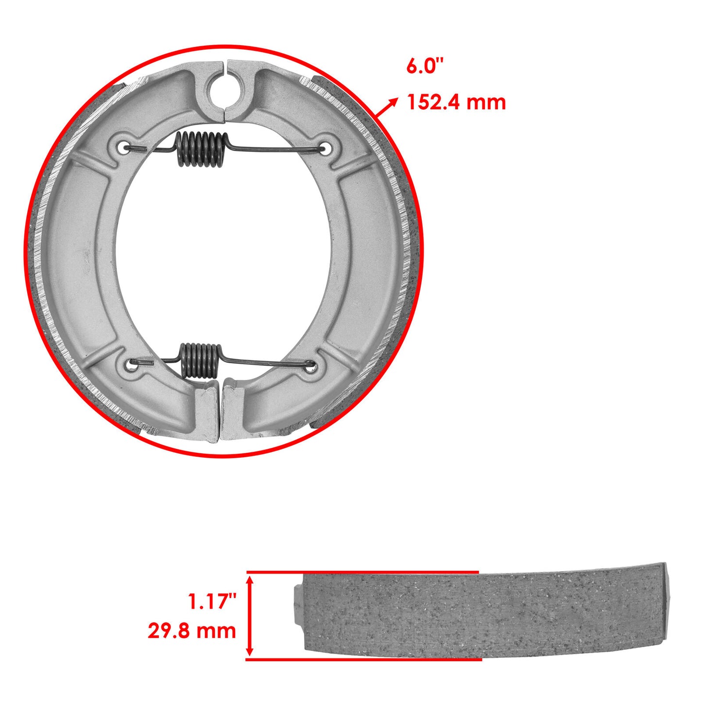 for Yamaha Big Bear 350 YFM350 1999 Front Brake Pads & Rear Brake Shoes