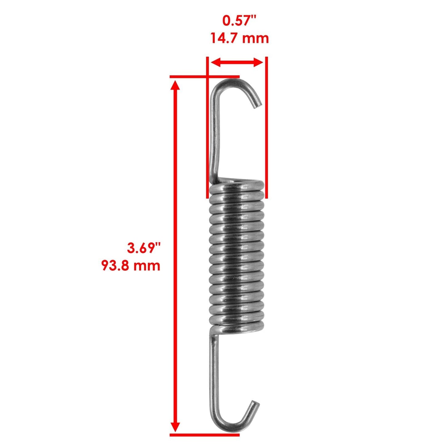 5x Exhaust Tension Spring for Yamaha Rhino 700 YXR700 4x4 2008-2009 2011-2013