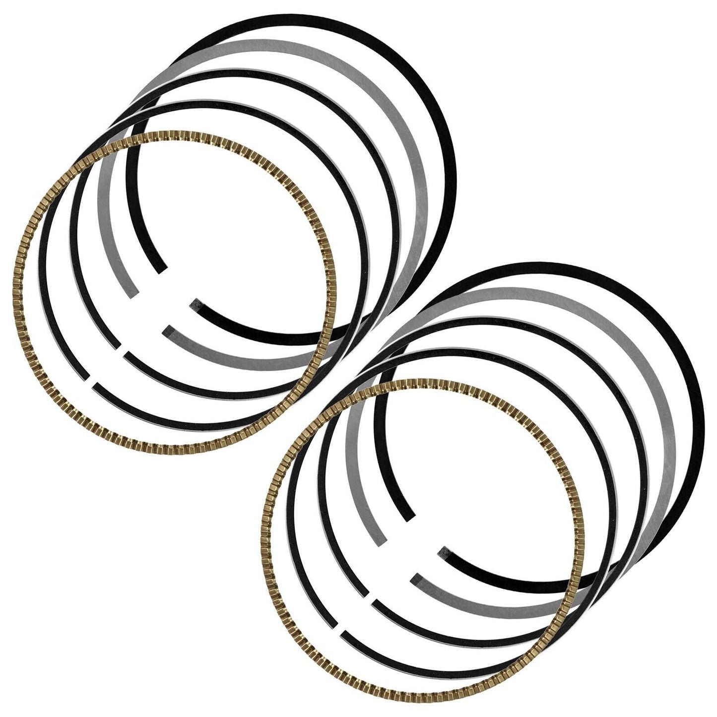 Caltric 2204949 2205245 Piston Rings For Polaris SidexSide 2013-2021