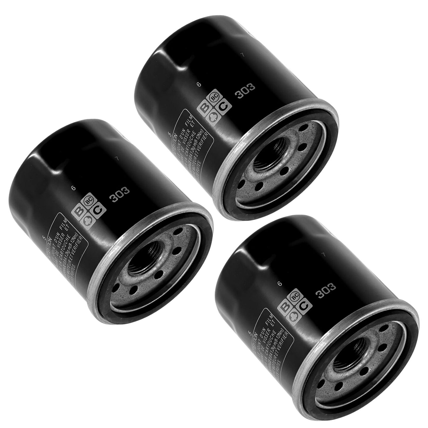 3 Pack Oil Filter for Yamaha 750 FZR750R YZF750 XVZ1300 Royal Star 1300 1990-13