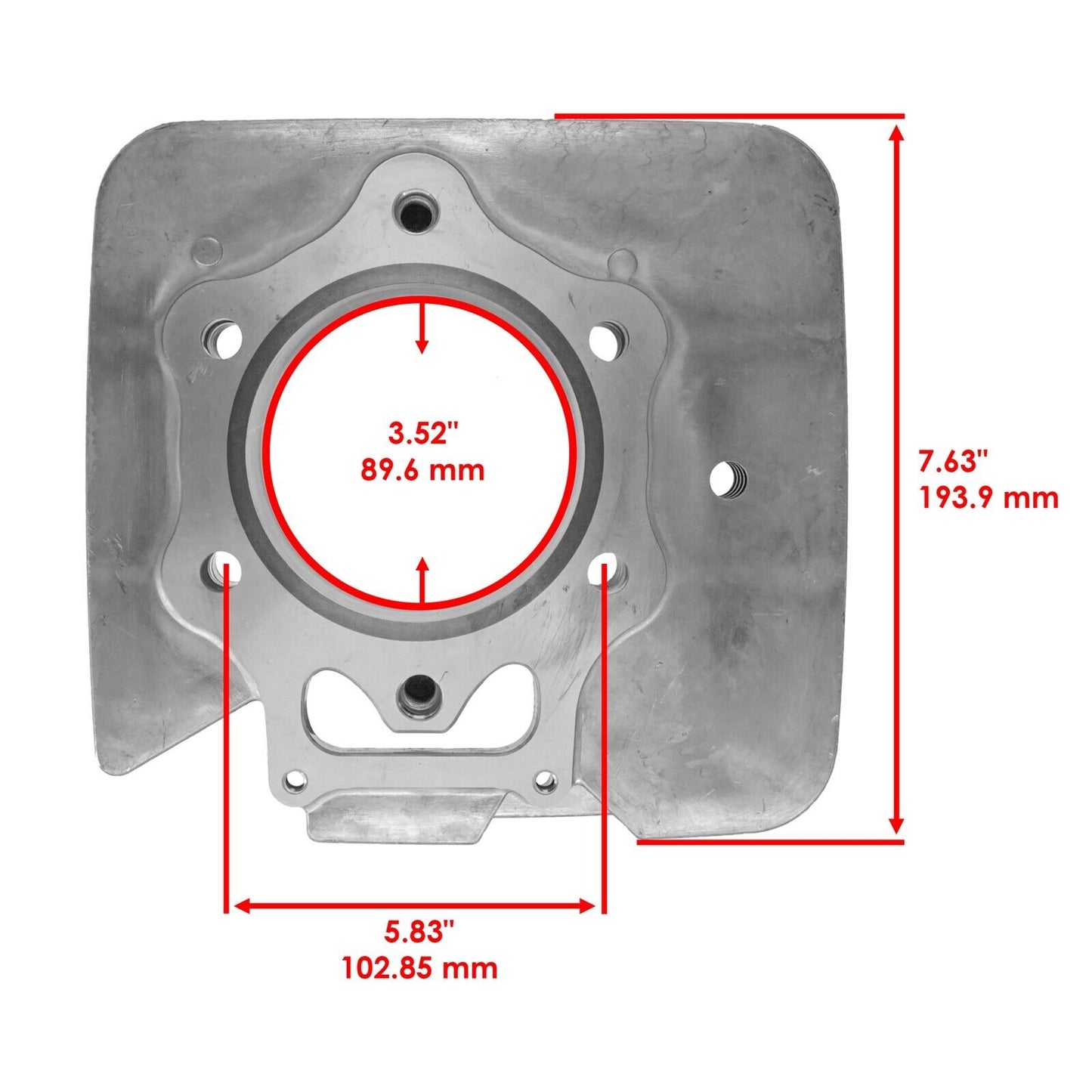 Caltric Cylinder Kit For Honda Foreman 450 TRX450 4x4 ES S 1998-2004