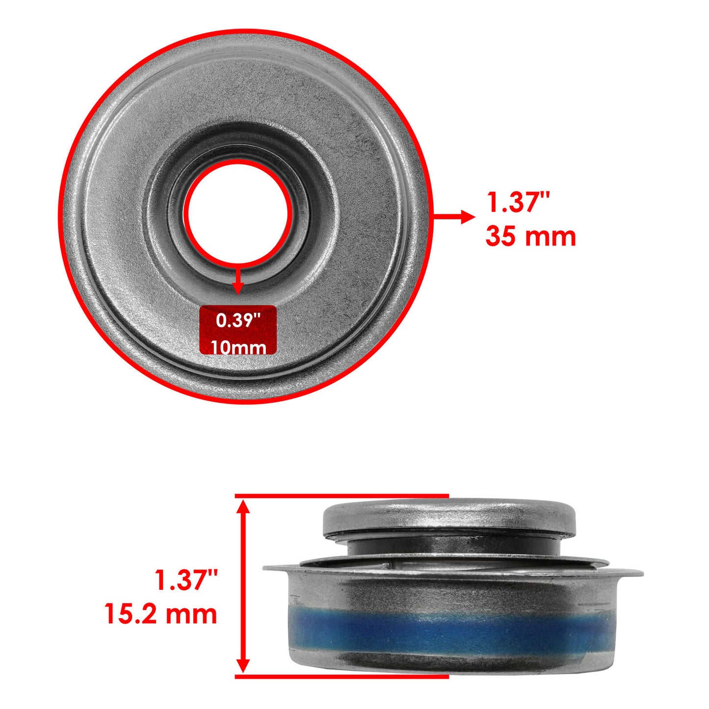 Water Pump Mechanical Seal For Can-Am Commander 1000 4X4 X Xt Xtp Ltd EFI 11-18