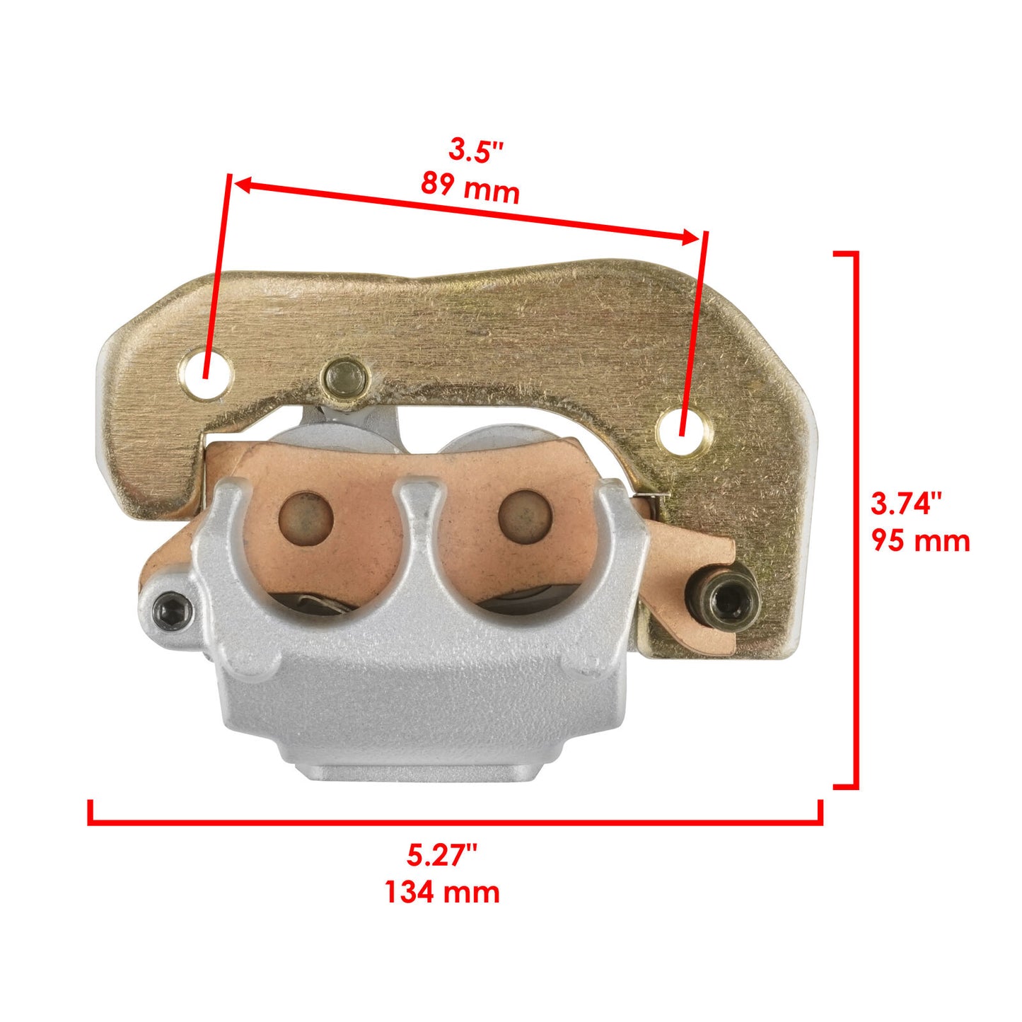 Rear Left Brake Caliper w/Pad for Can-Am Renegade 1000 4X4 2012-2019 Except XMR