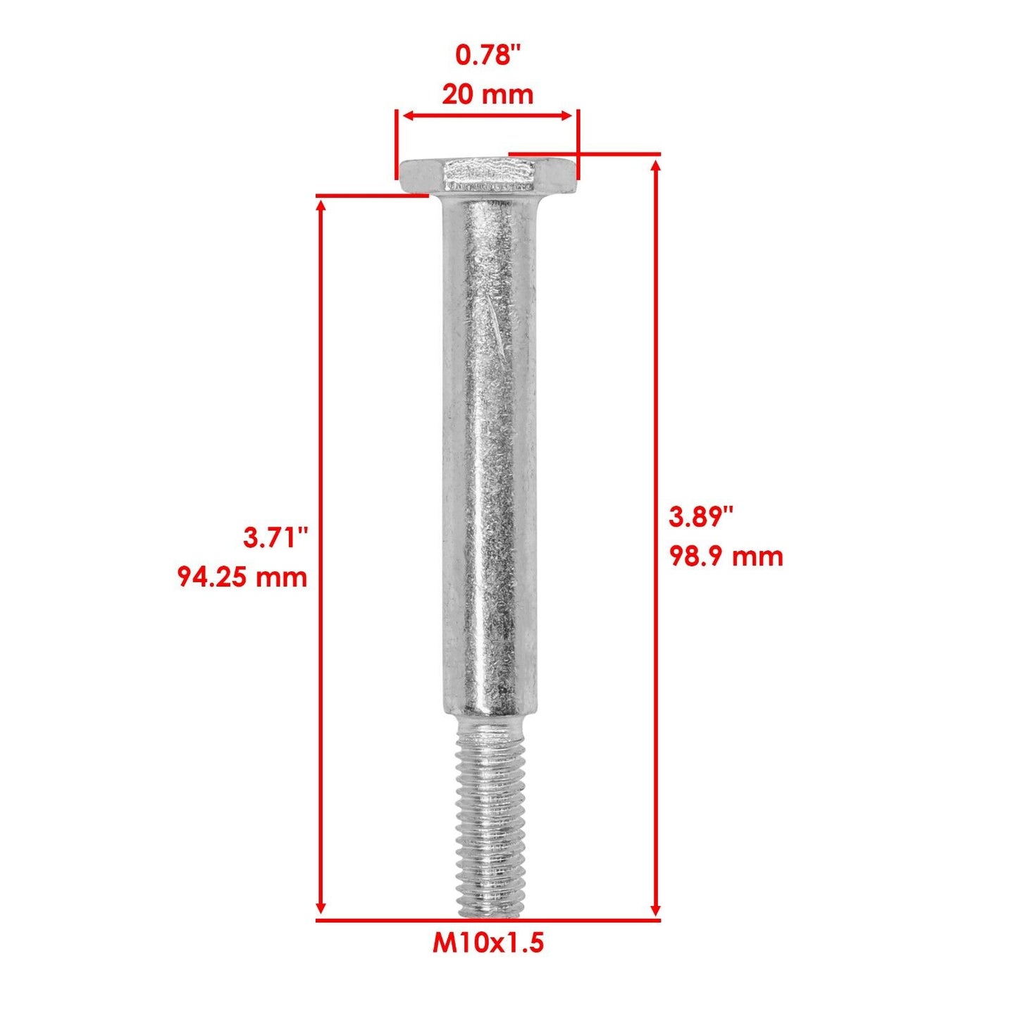 03905600 03471700 Mower Deck Wheel  Bolt For Ariens Gravely Zero-Turn Mower