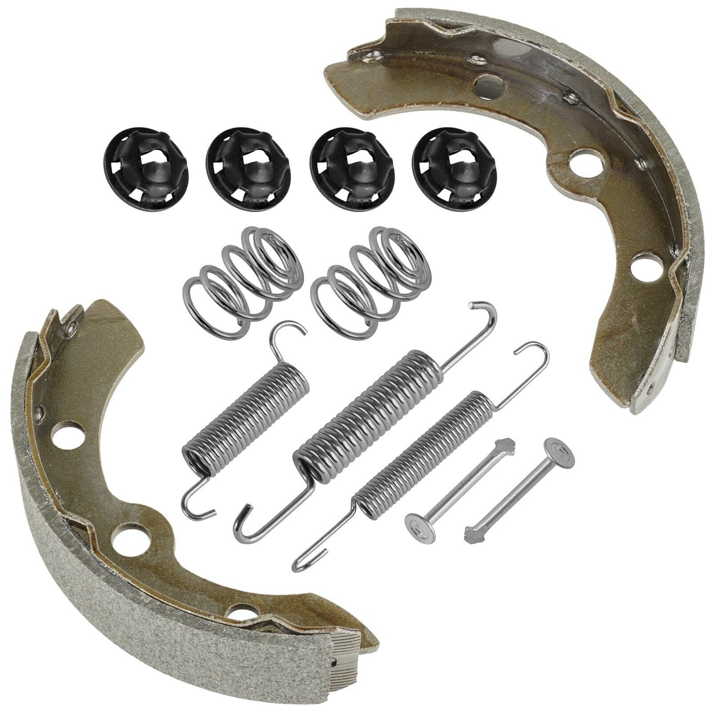 Brake Shoe & Spring Kit For Club Car Gas & Electric 1995-up DS & Precedent